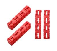 HEIBTENY 48/96 pezzi distanziali rossi per prese elettriche in plastica Twist-Off Guarnizioni per interruttore a parete e riparazione scatola spessore regolabile per kit stabilizzatore 0,8 x 0,8