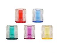 HEIBTENY 5 anelli magnetici per cacciavite, magnetizzatore e smagnetizzatore, forte supporto magnetico, per utensili manuali con anima in lega di acciaio, con guscio in plastica per una facile