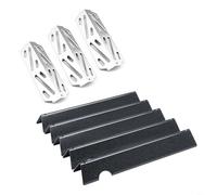 HEIBTENY Accessori per griglia Weber II serie 300 dal 2017 in poi S E 310 E 330 S E 340 S 335 con focus sulla riduzione uniforme del calore e del bagliore