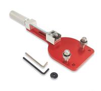HEIBTENY Adattatore per volante da corsa in alluminio per Thrustmaster T300, T500, TS-PC, TX, staffa di montaggio per simulatore, base stabile per volante da gioco, nero (rosso)