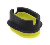 HEIBTENY Alimentatore a sgancio rapido per Dura Flat intercambiabile Bait Attaccamento per pesca alla carpa, in plastica, strumento di stampa con configurazione a costine, colore rosso/verde (attacco