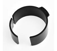 HEIBTENY Anello di supporto per deragliatore anteriore per bicicletta, da 34,9 mm a 31,8 mm, in plastica, per conversione MTB e bici da strada, con scanalatura interna, colore nero