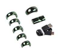 HEIBTENY Anello intelligente con schermo per Zikr e preghiera, contatore digitale Tasbih, cardiofrequenzimetro, monitoraggio del sonno, impermeabile, per fitness, controllo dei gesti, articolo di