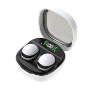 HEIBTENY Auricolari wireless Mini13 con controlli touch AI, tecnologia CVC di riduzione del rumore, batteria a lunga durata per ascoltare tutto il giorno (bianco)