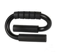 HEIBTENY Barre push-up a forma di S con telaio in acciaio ispessito, impugnature in schiuma antiscivolo per la protezione del polso, attrezzatura fitness resistente per palestra domestica e