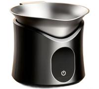 HEIBTENY Bilancia da caffè, con display digitale, portatile, intelligente, bilancia da 02-500 g, per versare l'espresso, bilancia elettronica da cucina compatta, con timer nero (A)