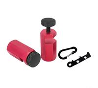 HEIBTENY Calibri alti per scale quadrate, in lega di alluminio anodizzato lavorato a CNC, design esagonale per scale di precisione e layout Rafter rosso, 42 mm