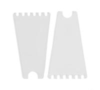 HEIBTENY Cavalletto per bici in acrilico trasparente, 2 pezzi, supporto portatile per mountain bike e bici da strada, leggero, supporto da parcheggio per fotografia e manutenzione all'aperto (pezzo
