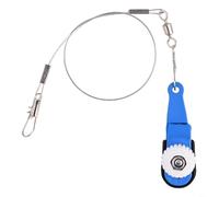 HEIBTENY Clip di rilascio per discendente, resistente, accessorio per pesca a traina, in nylon e acciaio inox, con una sola mano, per barche, aquiloni e linee piatte (piccolo)
