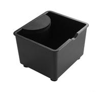 HEIBTENY Coffee Knock Box Compact Espresso Grounds Bin Con ABS Smorzamento Silicone Pad Per Smaltimento Silenzioso Capacità 8-10 Puck Per Barista Accessorio Per Casa Cucina