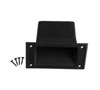 HEIBTENY Confezione da 2 maniglie per casse da incasso, in plastica resistente, per altoparlanti e subwoofer, lisce per montaggio su bordi, colore nero (XRZ13081)