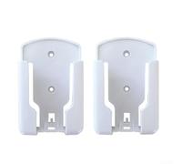 HEIBTENY Confezione da 2 supporti per telecomandi da parete, autoadesivi, in ABS, per TV stereo, condizionatore d'aria, senza trapano, per ufficio e casa, bianco (bianco)