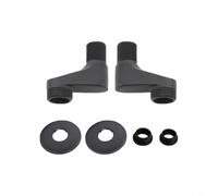 HEIBTENY Connettore angolare per doccia in rame regolabile con angolo curvo allargato e copertura decorativa, adatto a distanza dal centro di 8-12 cm, per impianti idraulici G1/2 e G3/4 (grigio)