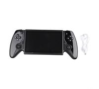 HEIBTENY Console di gioco portatile con display da 7 pollici, 15.000 giochi non ripetuti, scheda TF da 64 GB e 5 ore di riproduzione, supporto controller cablato e wireless (nero HC8000)