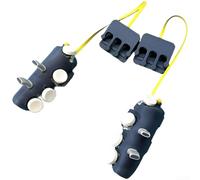 HEIBTENY Controller di gioco magnetico fai da te per iPad e tablet con funzione continua a impulsi, guscio stampato in 3D, pulsanti di connessione rapida, cordino portatile per giochi d'azione (7,9 ~