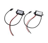 HEIBTENY Convertitore DC-DC da 12 V 24 V a 5 V 3 A 15 W USB C Step Down Module IP68 impermeabile Power, adattatore con protezione da inversione di polarità per auto per Dash Cam GPS