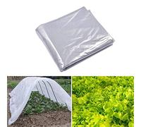 HEIBTENY Copertura per serra in polietilene trasparente, copertura in polytene fai da te in plastica a prova di teli a membrana da giardino coltiva fogli di copertura in polietilene 3 x 4 m/6 m/10 m