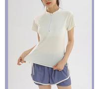 HEIBTENY Costume da bagno da donna modesto a due pezzi, a maniche corte, controllo della pancia, a vita alta, costume da bagno conservativo a copertura completa, per piscina, sorgente termale, verde