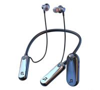 HEIBTENY Cuffie wireless da collo 24G Cuffie da gioco a bassa latenza con trasmettitore Suono stereo Hi-Fi Connessione multi-dispositivo per console TV PC Design ergonomico