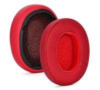 HEIBTENY Cuscinetti auricolari di ricambio con morbida pelle proteica per Skullcandy Crusher Wireless, per cuffie over-ear Hesh3, memory foam con isolamento acustico (rosso)
