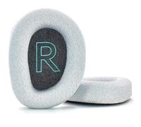 HEIBTENY Cuscinetti auricolari di ricambio, per Logitech G522 Lightspeed Wireless in morbida pelle proteica, cuscinetti in tessuto, per cuffie da gioco, comfort e facile da installare, nero grigio