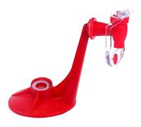 HEIBTENY Distributore d'acqua invertito a pressione manuale da tavolo per bevande, tenuta a prova di perdite, robusta base a treppiede, per casa, ufficio, bar, feste, colore rosso e blu, 15 x 10 x 5