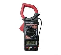 HEIBTENY DT266 - Morsetto digitale 1000 A, tester di tensione CA e CC, con test di isolamento, grande display LCD, multimetro per diagnostica elettrica professionale e lavoro sul campo, rosso