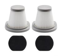 HEIBTENY Filtri di ricambio per aspirapolvere robot Hoover VSC02B16T-30, accessori per aspirapolvere, senza fili, cattura polvere fine e riduce l'inquinamento atmosferico (2 pezzi)