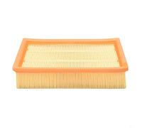 HEIBTENY Filtro piatto lamellare compatibile con VC 20 U, per VC 40, U, UM, giallo, filtraggio efficiente della polvere per protezione motore, 240 x 140 x 55 mm