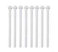 HEIBTENY Flush Rod Set 240.074.00.1 Per Geberit Per Twinline Pulsante WC Cisterna, ABS Bianco WC nascosto Pannello Maniglia Rod Parti di Ricambio (8 PZ)