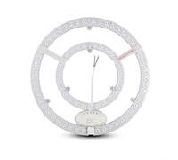 HEIBTENY Fonte di luce da soffitto, 12 W-72 W, rotonda, lampada da soffitto, modulo LED 2835 per SMD, modulo per stoppino, patch (72 W, DOUBLE COLOR)
