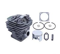 HEIBTENY Gruppo cilindro da 48 mm con per PISTONE per motosega MS360 MS340 036 034, kit di riparazione del motore in metallo di alta qualità, parti di rivestimento di precisione 1250201206