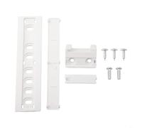 HEIBTENY Guide scorrevoli per frigorifero integrate, binari mobili per mensole scorrevoli e silenziose per un facile accesso e ottimizzazione dello spazio, parti organizer in metallo in plastica per