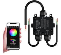 HEIBTENY IP65 Impermeabile Per ESP32 LED Strip Controller Con Microfono 20A DC 5-24V WiFi Musica Per WS2812B WS2811 SK6812 Indirizzabile RGB Luci Pool Boat Party FAI DA TE
