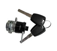 HEIBTENY Kit cilindro serratura porta in metallo con 2 chiavi compatibile per Fiat Relay Boxer 2006-2021 Argento Montaggio diretto Nessun montaggio richiesto Facile installazione