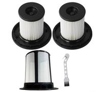 HEIBTENY Kit di filtri HEPA per aspirapolvere Unlimited 6, per modelli BCS611AM, BCS612W, BBS611W2TW, BBS612PCK, set da 3-4 pezzi con spazzola per la pulizia 12033215 12030438(B)
