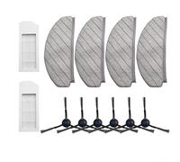 HEIBTENY Kit di panni per mocio con filtro a spazzola laterale, compatibile con robot aspirapolvere N20/N20 Plus/N20 ProPlus, include 2 filtri, 4 panni in microfibra, 6 spazzole laterali per la