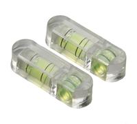 HEIBTENY Livella a bolla Pan-Tilt in acrilico alto per livellatore a bolla per fotocamera PTZ cornici per foto murales e allineamento mobili verde e giallo T-Type misura