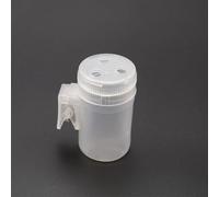 HEIBTENY Mangiatoia trasparente per canna da pesca, con adattatori di sicurezza, per esche per carpe e pellet, dimensioni S, 50 x 22 mm, in plastica, con clip per canna da pesca (S)