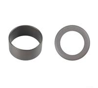 HEIBTENY Manicotto cilindro compressore d'aria senza olio e per set di anelli PISTON, tazza in gomma per pompa silenziosa per modelli da 550 W, 600 W, 750 W, 950 W, 1100 W, 1500 W, nero, confezione da