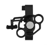 HEIBTENY Mini volante da gioco per controller PS5, impugnatura ergonomica, design elegante nero per simulazione di guida realistica