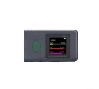 HEIBTENY Misuratore di trasmissione solare Tester portatile di trasmissione della luce IR UV per la funzione di blocco dei dati di analisi della barriera di vetro della pellicola della finestra Nero