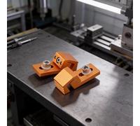 HEIBTENY Morsetti a pressione laterale CNC per router 3018, kit di tenuta a T a basso profilo con dadi M6, impugnatura seghettata in alluminio 6063 per lavorazione del legno, fresatura incisione