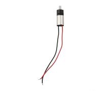 HEIBTENY Motoriduttore epicicloidale da 6 mm, 3 V CC, 1200 giri/min, coppia elevata, a basso rumore, in metallo, per fai da te, robot, modellismo, auto, colore argento e nero (motore a uno stadio)