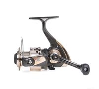 HEIBTENY Mulinello Spin GF2000 Corpo Nero Mulinello Spin GF2000 Corpo | Corpo polimero leggero, 3 cuscinetti acciaio, maniglia convertibile, ideale per pesca leggera