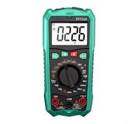 HEIBTENY Multimetro digitale Auto Range True RMS NCV Live Wire Detection Tester di frequenza di capacità con protezione anti-bruciatura Custodia portatile verde nero