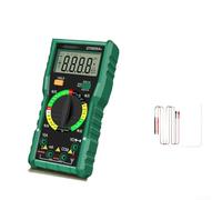 HEIBTENY Multimetro digitale con rilevamento NCV, protezione anti-ustione auto-ranging per test di diodi di capacità di resistenza di tensione, tester elettrico portatile per