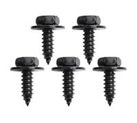 HEIBTENY Parafango per paraurti auto per paraspruzzi con rivetto a clip, testa 20 mm stelo 17 mm, fermo modanatura per Toyota per CAMRY RAV4, ricambio esterno, adatto per 9 x 9 mm (5 pezzi)