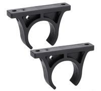 HEIBTENY Per Kayak Paddle Holder Coppia di Plastica Remo Clip Mount Keeper Per Canoe Barche a remi Leggero Portatile Paddle Clips Facile Installare Nero Accessori Per