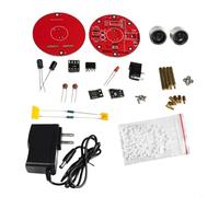 HEIBTENY per levitazione acustica kit fai da te modulo onda stazionaria, per esperimenti scientifici elettronica fare pratica di saldatura con PCB a doppio strato regolabile rosso 56 mm (B)